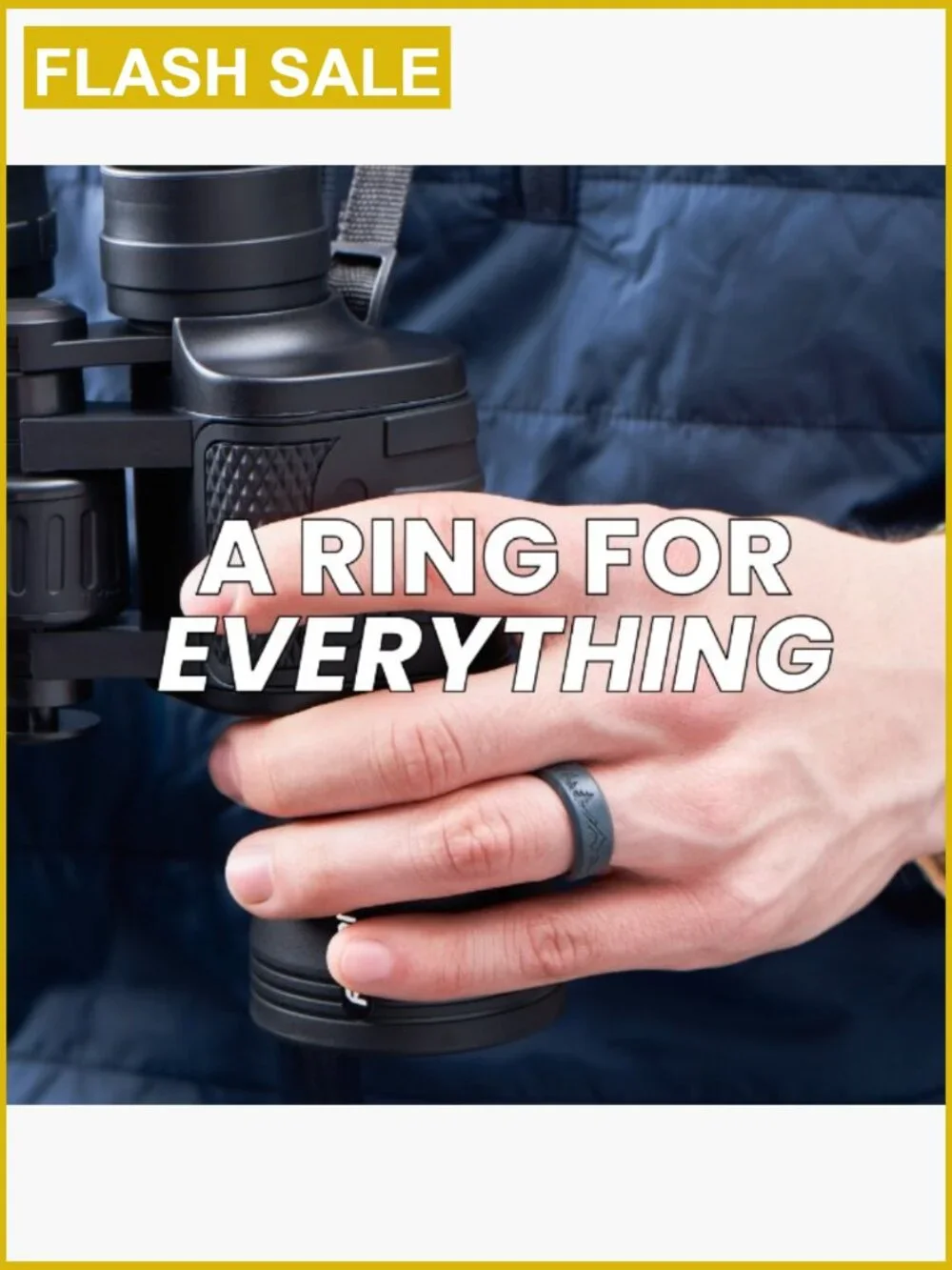 Stackable Silicone Wedding Band Ring – Thin Comfort Fit